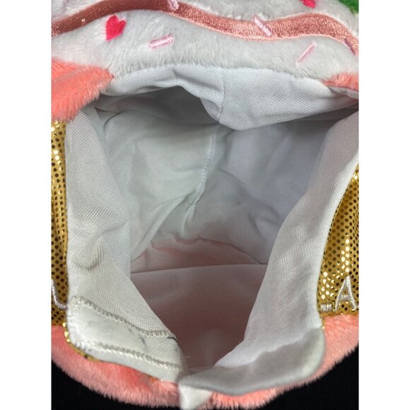 Squishable Pumkin Spice Latte Black Cat Disguise 2019 Orange Confetti Plush - Picture 7 of 10